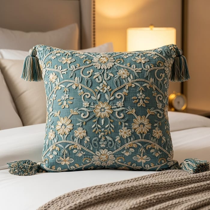 Luxurious Plush Pillow in Soft Colors Luxurious Plush Pillow in Soft Colors