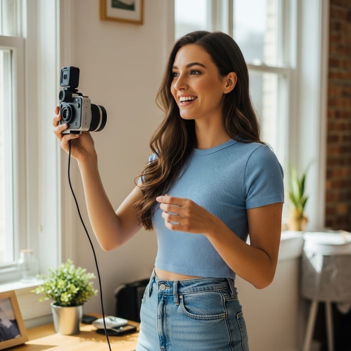 Vibrant Daily Vlogging: Capturing Authentic Moments