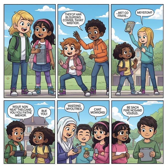 Friendly Kids Comic Strips: Adventure Awaits! Friendly Kids Comic Strips: Adventure Awaits!