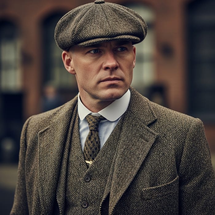 Thomas Shelby: Iconic 20th-Century Figure with Intense Blue Eyes