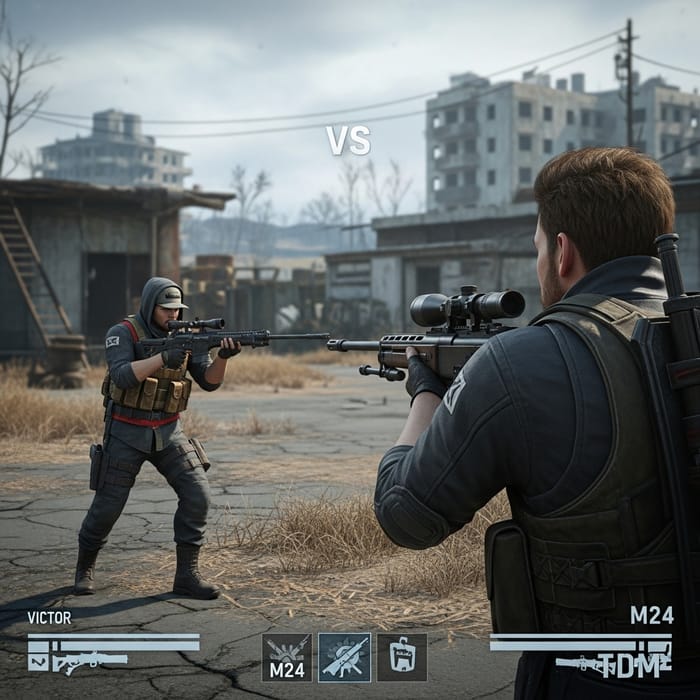 Intense PUBG 1v1 Challenge: TDM M24 Short by Victor Intense PUBG 1v1 Challenge: TDM M24 Short by Victor