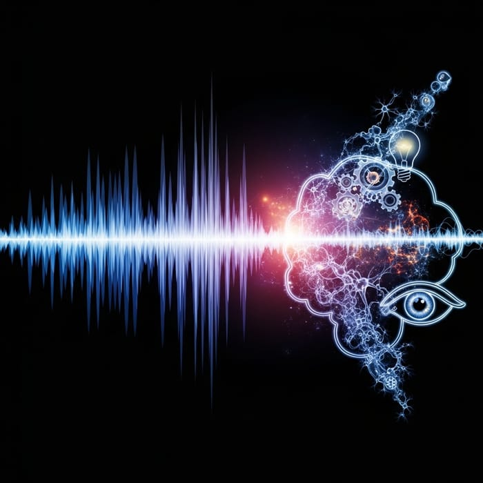 Sound Wave Evolving into Consciousness: Visual Narrative
