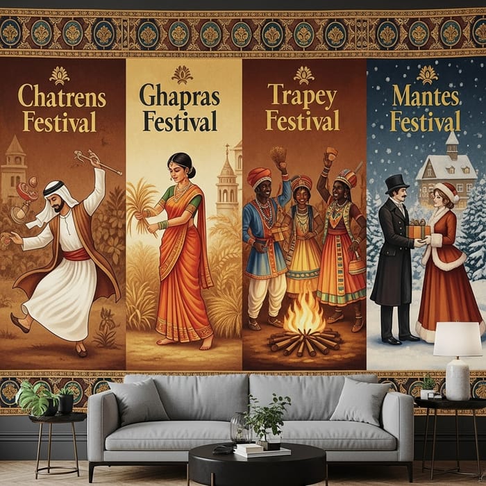 Cultural Tapestry: Diverse Traditions Captured Cultural Tapestry: Diverse Traditions Captured