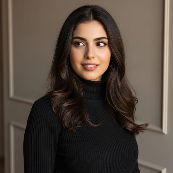 Photo Realistic Young Woman Portait