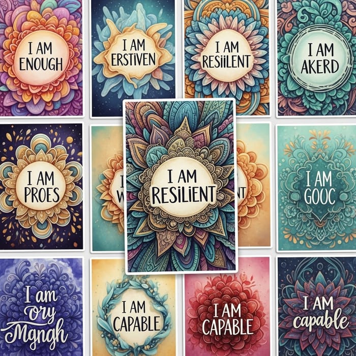Daily Affirmation Cards for Self-Confidence and Motivation Daily Affirmation Cards for Self-Confidence and Motivation