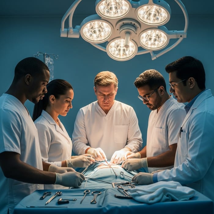 Medical Procedure by Diverse Doctor Team