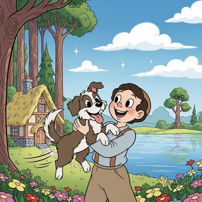 Magical Disney Scene: Me and My Dog Magical Disney Scene: Me and My Dog
