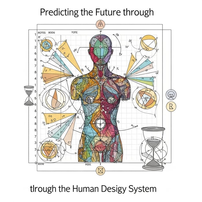 Unlocking Future Insights with Human Design System | Bodygraph Art Unlocking Future Insights with Human Design System | Bodygraph Art