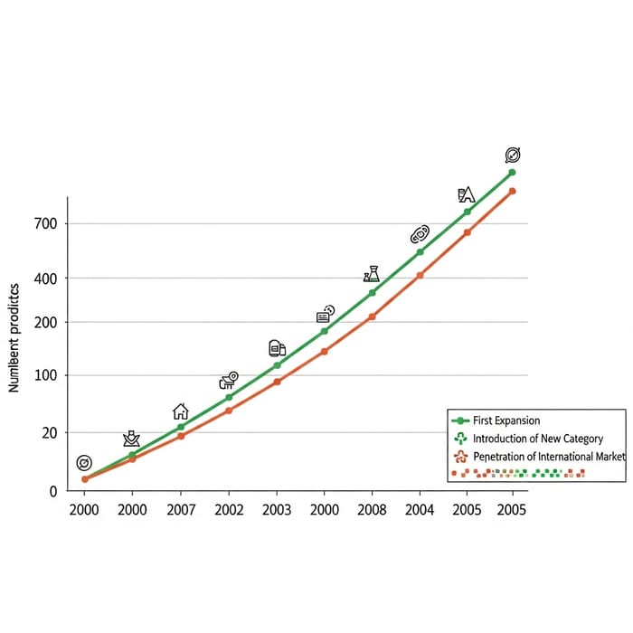 Company's Product Line Expansion Evolution Company's Product Line Expansion Evolution