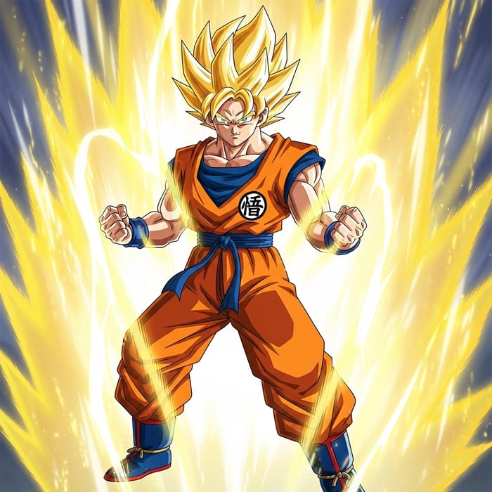 Transformed into a Saiyan Warrior from DBZ Transformed into a Saiyan Warrior from DBZ