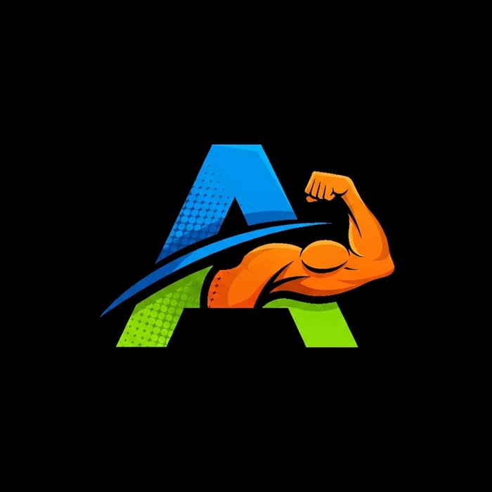 Sportswear Brand Logo with 'A' Element | Brandname Sportswear Brand Logo with 'A' Element | Brandname