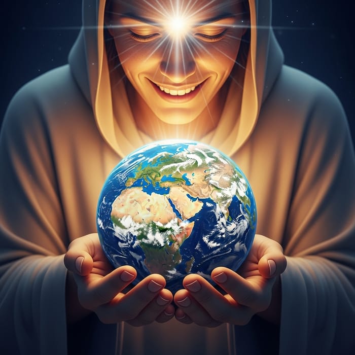 Face of God: Symbol of Universal Love and Harmony