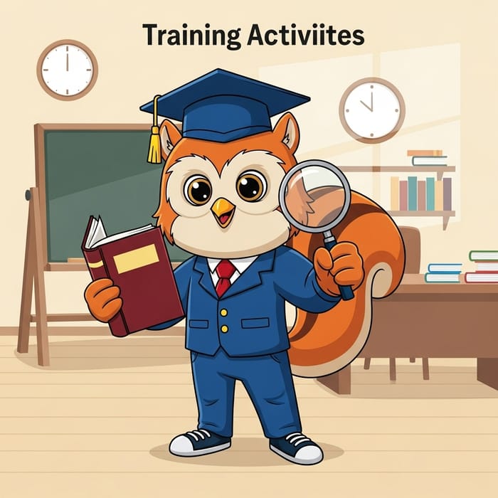 Engaging Mascot for Training Activities Engaging Mascot for Training Activities