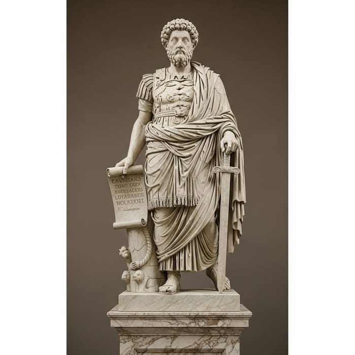 Marcus Aurelius Statue - Brave and Majestic