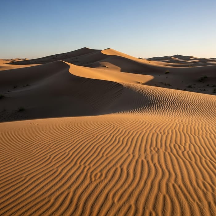 Stunning Sand Dunes Landscape - Natural Beauty in Sandscape Stunning Sand Dunes Landscape - Natural Beauty in Sandscape