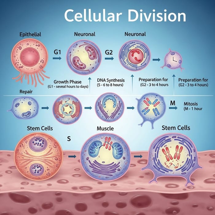 Cellular Dynamics: Growth, Development, Repair & Molecular Events