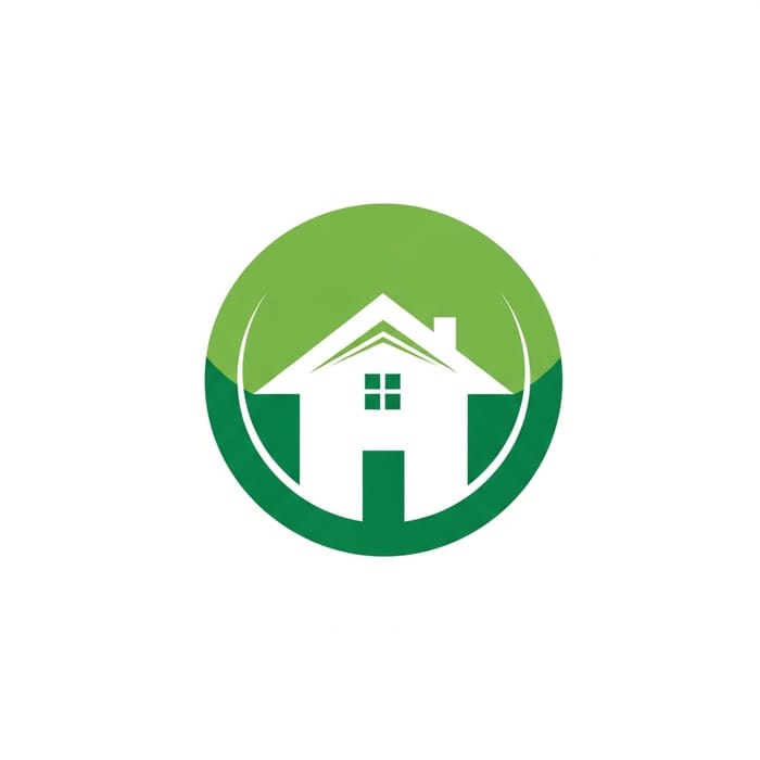 Modern Eco House Logo Design