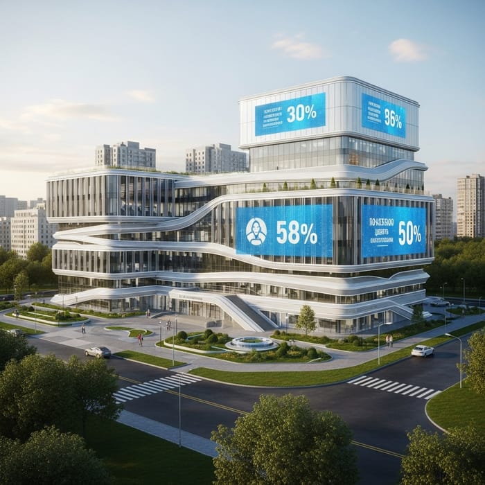 Modern Unemployment Center in Cheboksary City