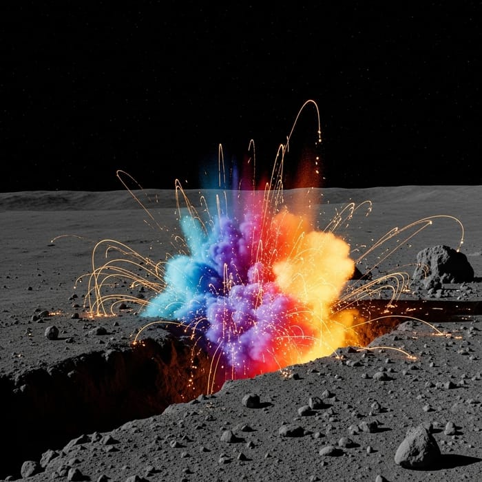 Chemical Reaction on Moon's Surface - Lunar Surface Chemistry Chemical Reaction on Moon's Surface - Lunar Surface Chemistry