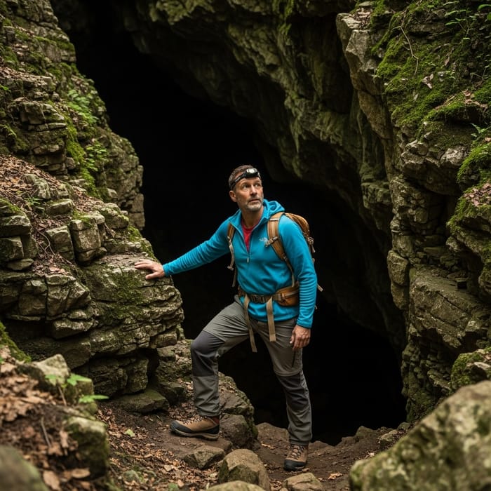 Man in Cave Exploration: Mystery Unveiled Man in Cave Exploration: Mystery Unveiled