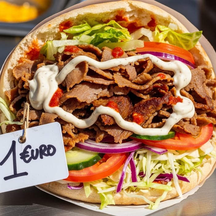 Authentic 1€ Kebab | Affordable & Tasty Option