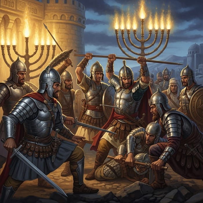 Maccabee Warriors Saving Chanukkah in Epic Battle