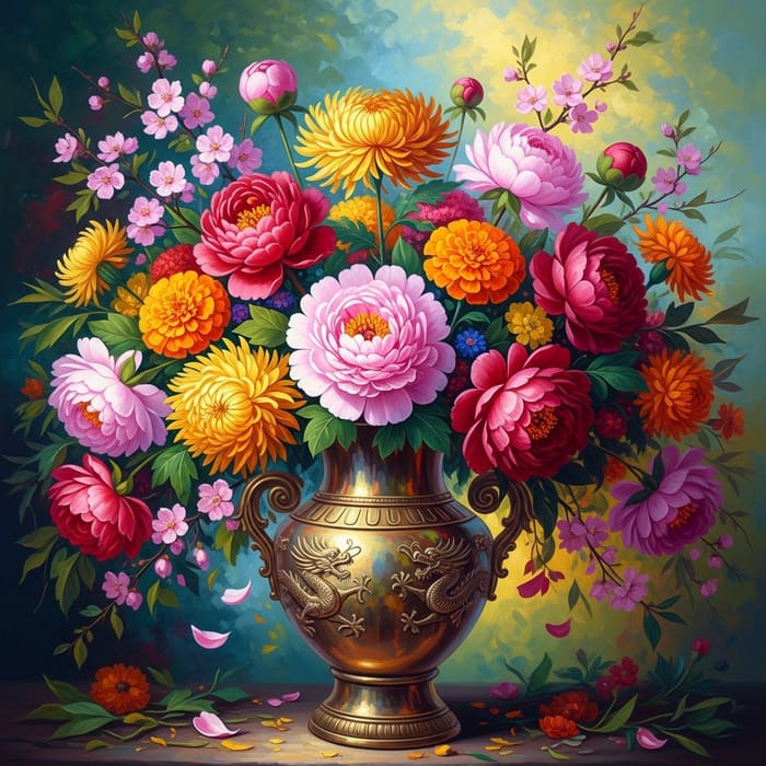 Blooming Riches: Prosperous and Auspicious Flowers Blooming Riches: Prosperous and Auspicious Flowers