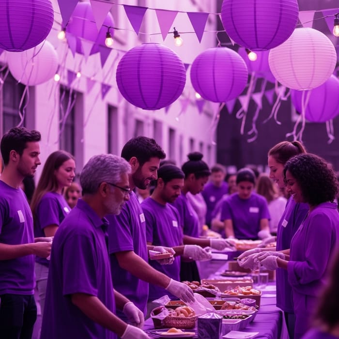 Purple Charity Event: Unite for a Cause Purple Charity Event: Unite for a Cause