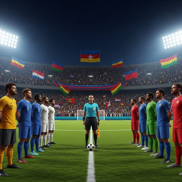 World Cup Final 2070: Thrilling Match of Opposing Teams World Cup Final 2070: Thrilling Match of Opposing Teams