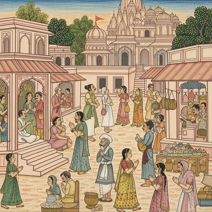 Religious Tourism in India: Traditional Indian Art Scene