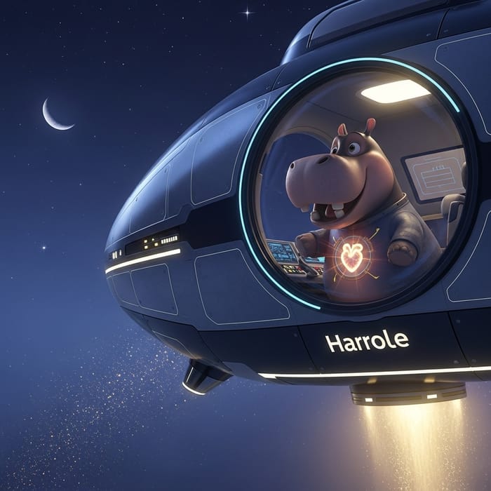 Harold the Hippo's Space Adventure | Dusky Night Firmament Spectacle