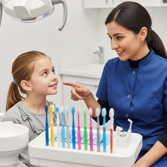 Delightful Scene in Dental Clinic | Interaction with Female Dentist Delightful Scene in Dental Clinic | Interaction with Female Dentist