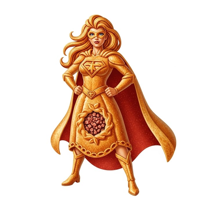 Echpochmak Superhero: Edible Pastry Sculpture Echpochmak Superhero: Edible Pastry Sculpture