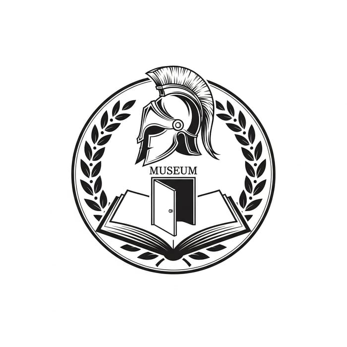 Military Library and Museum Logo Design Military Library and Museum Logo Design