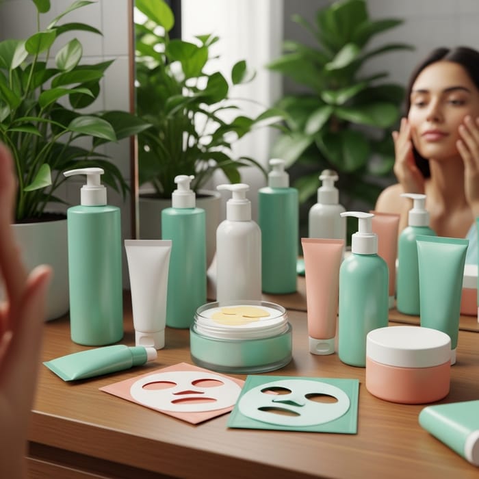 Pastel Skincare Routine for Calm & Serene Self-Care