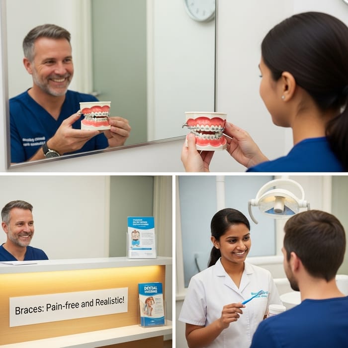 Realistic and Pain-free Braces Realistic and Pain-free Braces