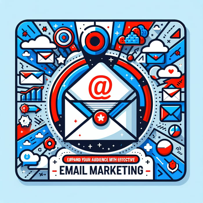 Professional Email Marketing Icon & Text | Expand Your Audience