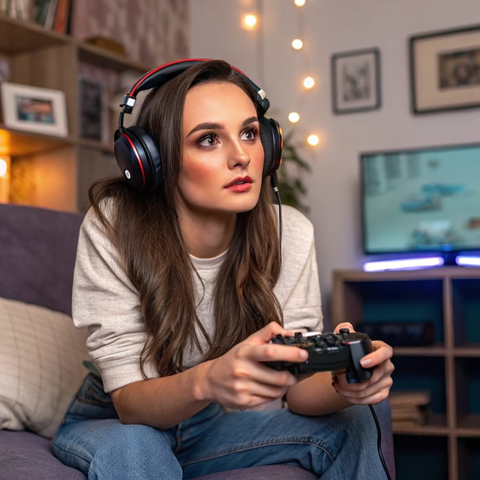 Female Brunette Gamer | Top Gaming Insights