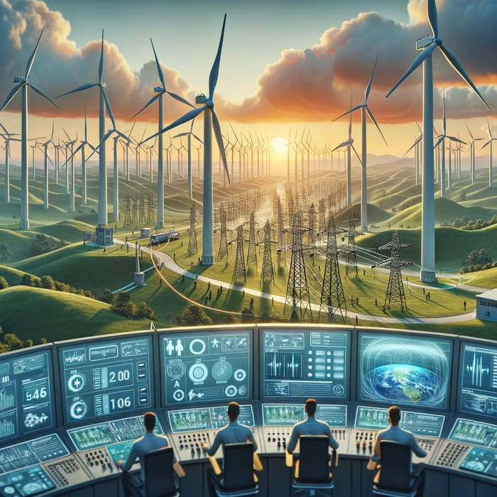 Smart Grid Wind Energy: Harnessing the Breeze