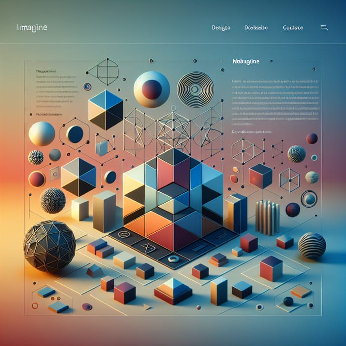 Geometric Website Design | Sleek Layout