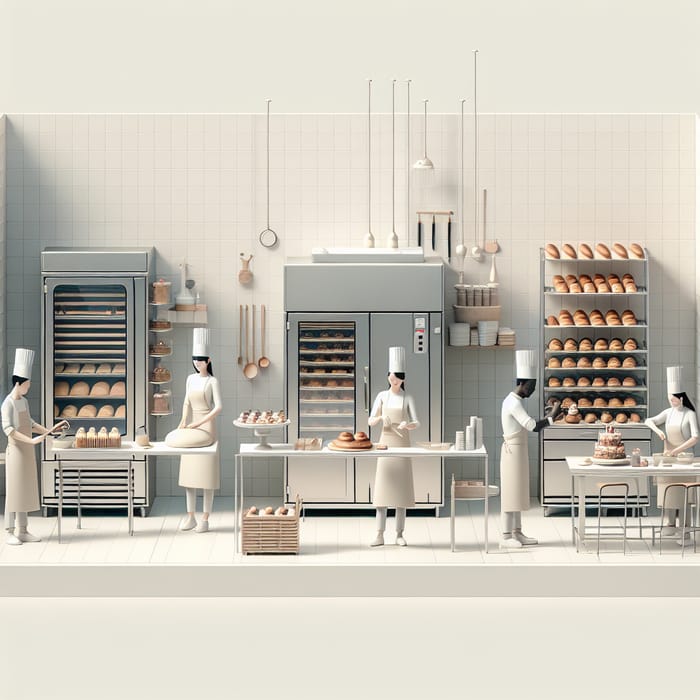 Minimalist Bakery Scene: Art of Baking Industry