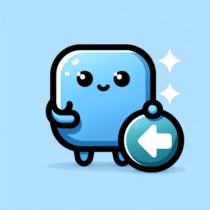 Cute Rounded Character for App Logo Design