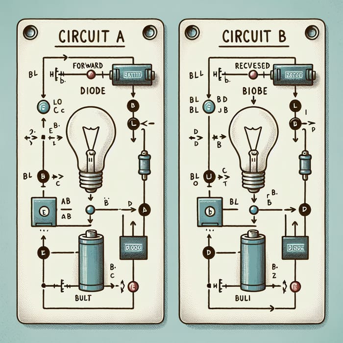 Simple Series Circuits: Forward and Reverse Biased