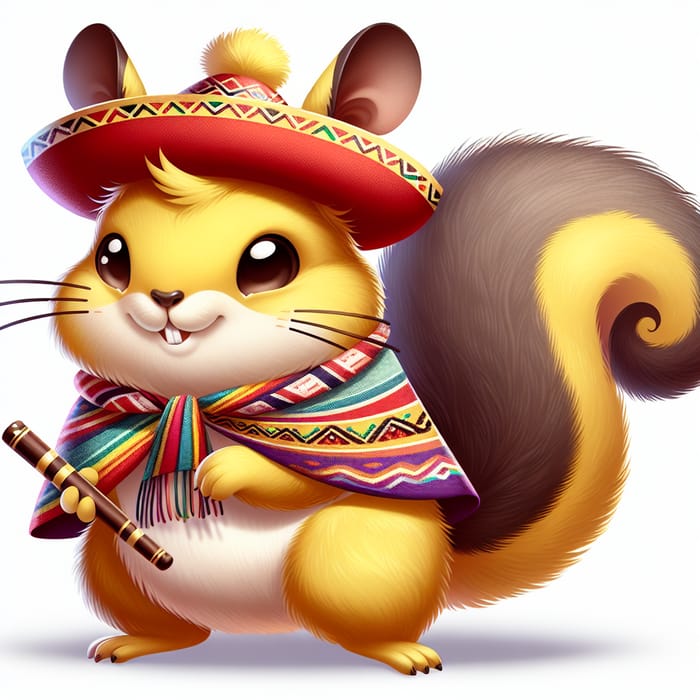 Un Picachu Peruano: Colorful Rodent Charm