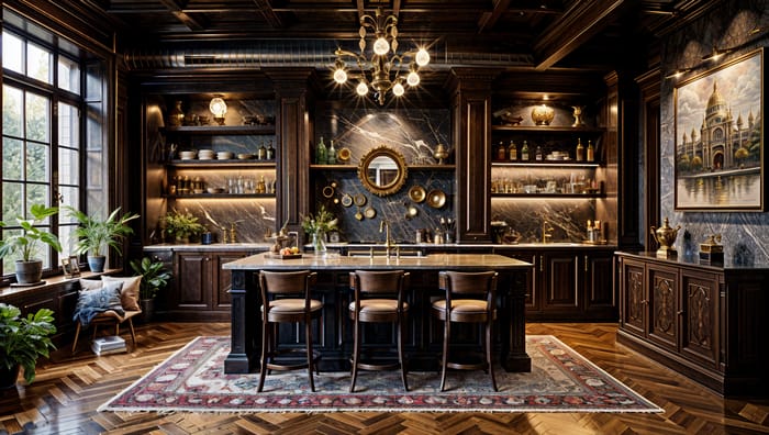 Steampunk Restaurant Interior Design