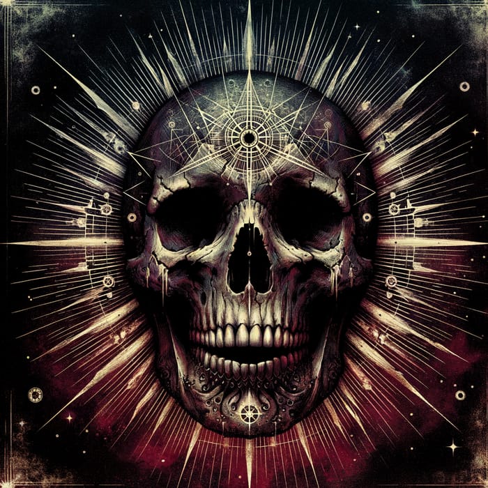 Metal Music Album: Skull Artwork