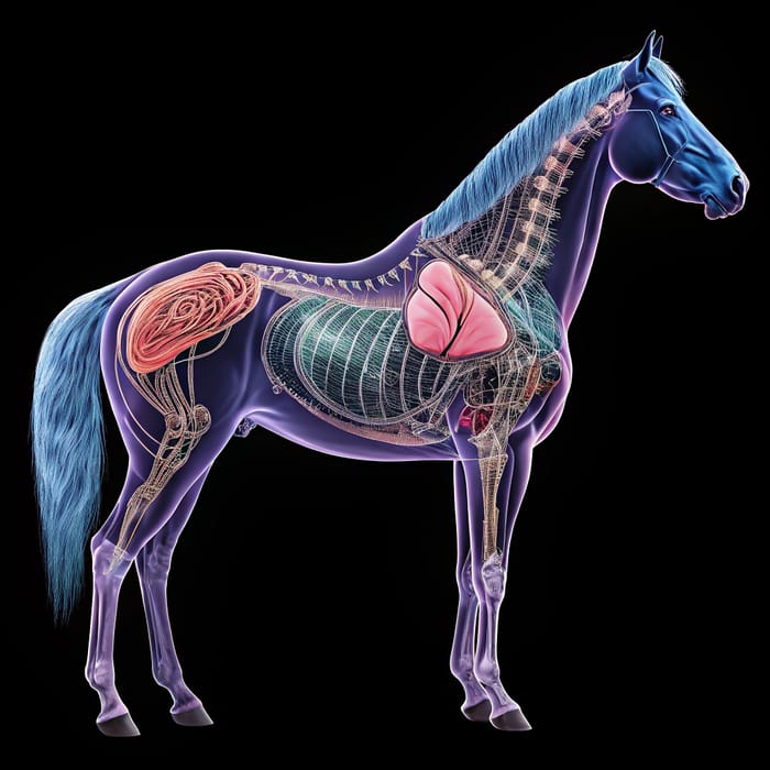 Transparent Horse Anatomy: Stunning Visuals