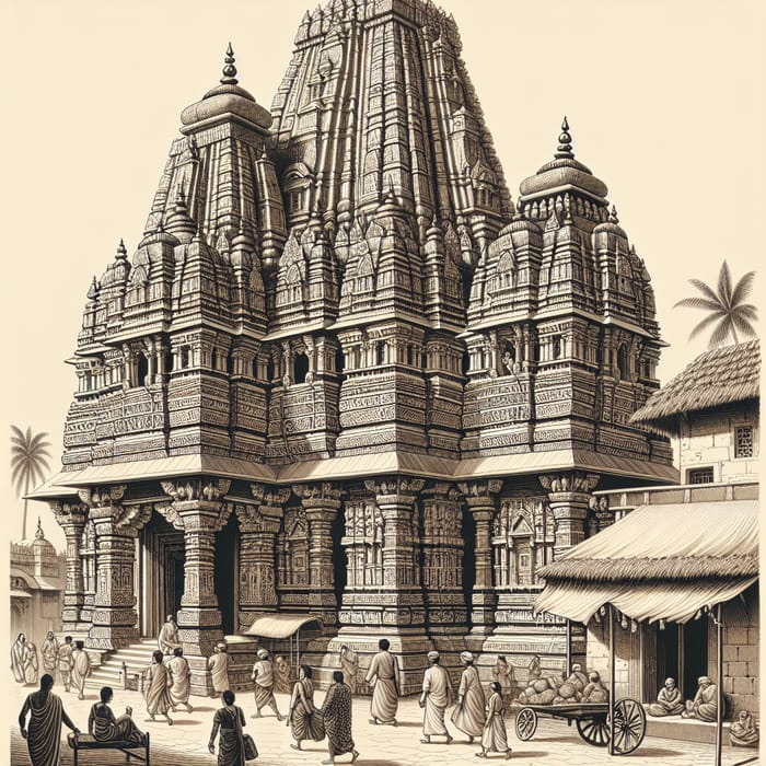 Ram Mandir 1980 in Traditional Indian Architecture