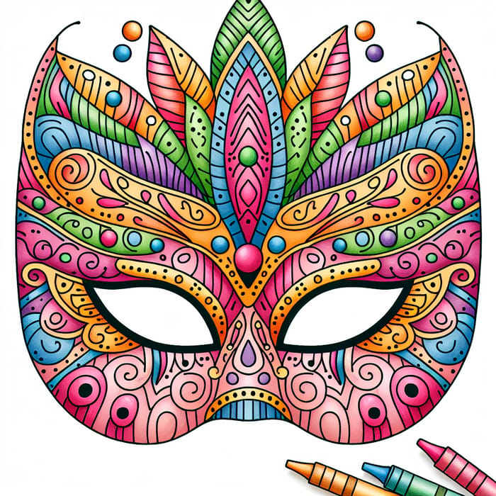 DIY Carnival Mask Kit for 6-Year-Olds | Creative Painting & Printing