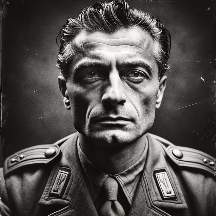 Fascist Italy Leader Portrait 1940s | Vintage War-Time Photography